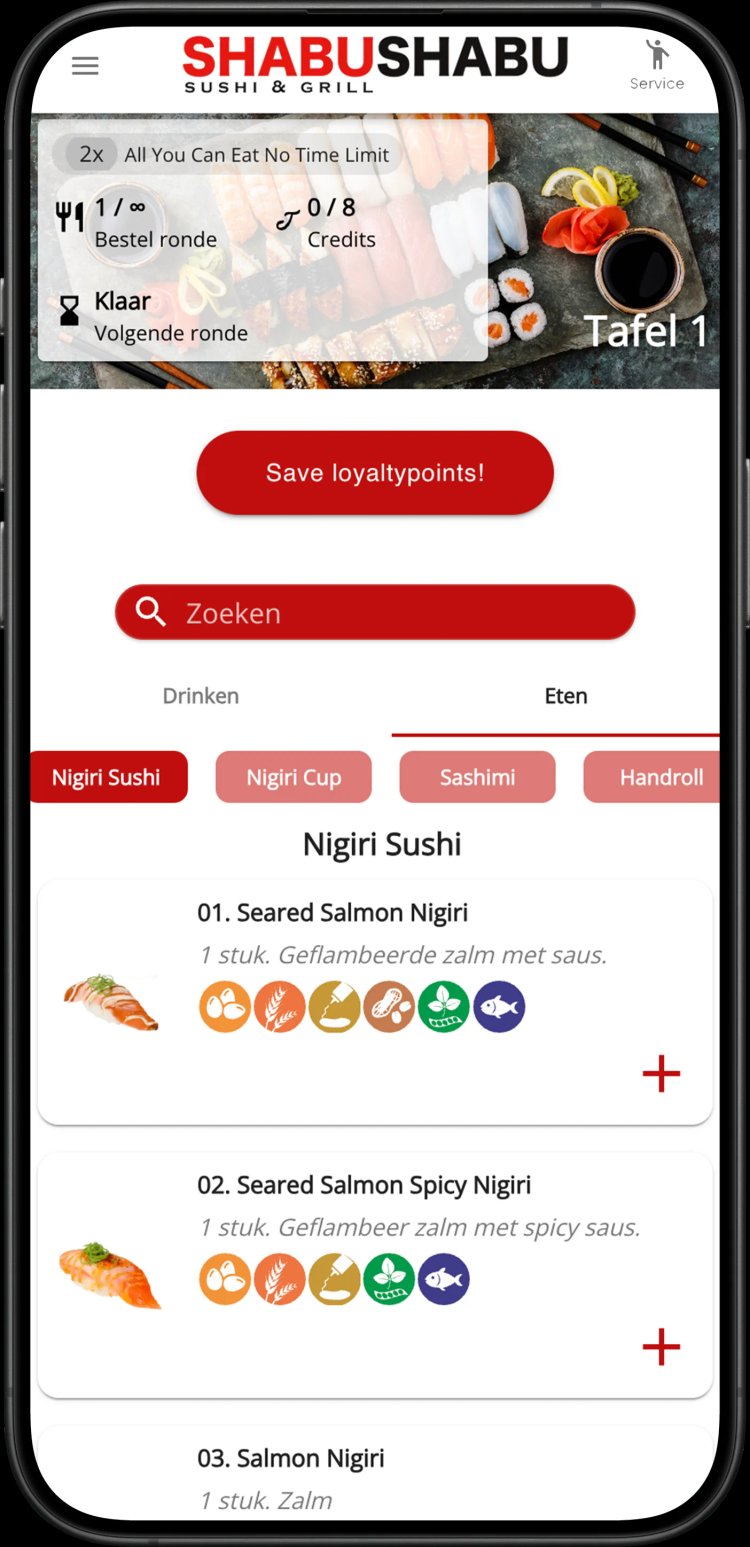 Jamezz All You Can Eat QR ordering - shabu-shabu
