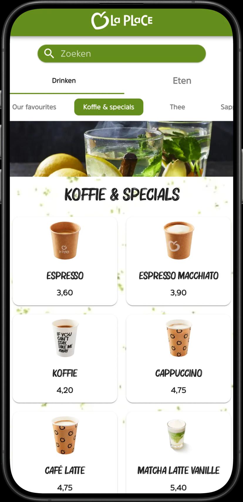 Jamezz QR bestellen bij La Place - Digitaal QR-code menu voor restaurants en cafés