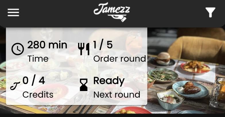 Jamezz tablet ordering All You Can Eat formula - Digital AYCE system with course and timing control via tablet