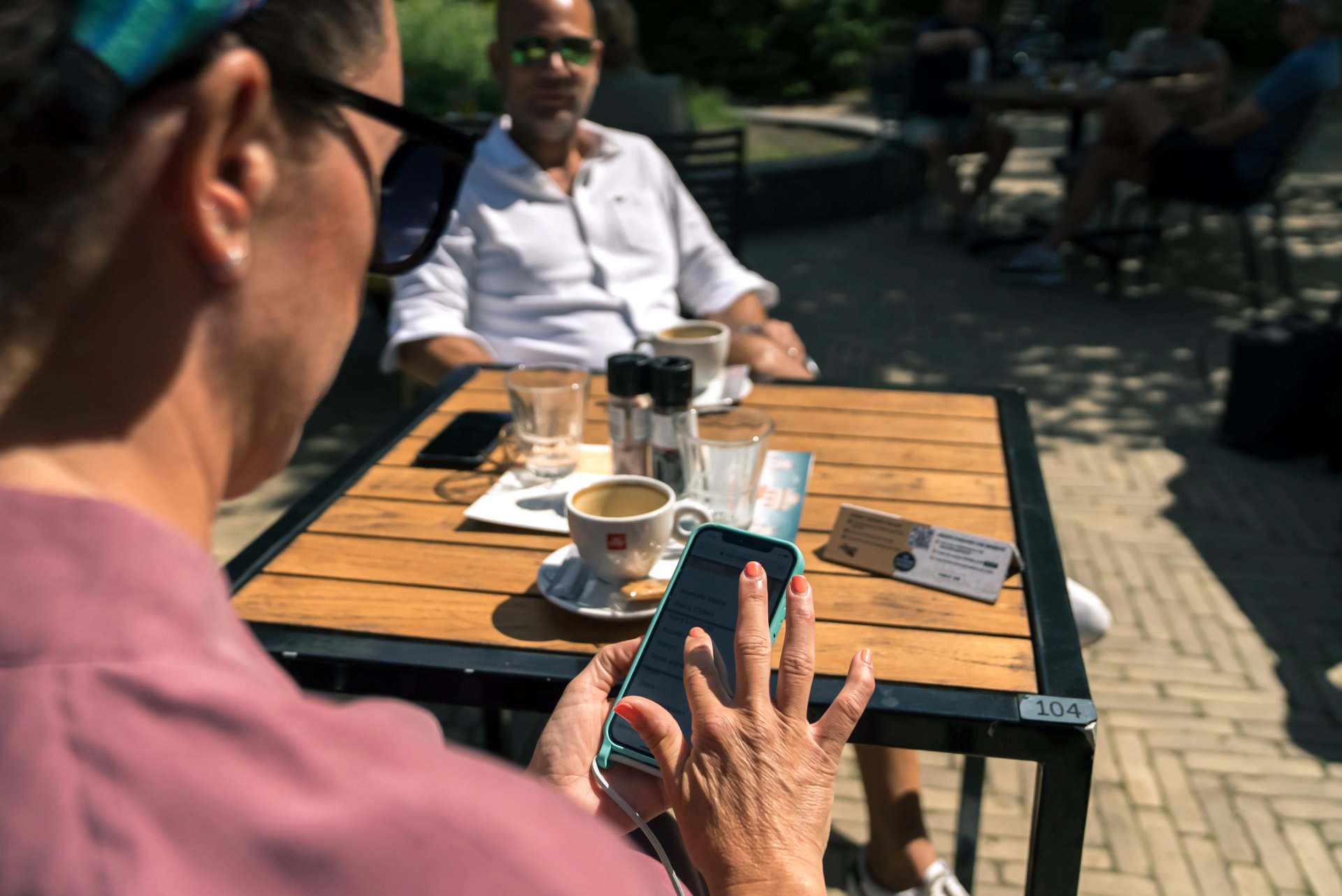 QR code ordering in canteen or corporate restaurant