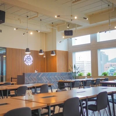 Corporate canteen with digital ordering solutions from Jamezz