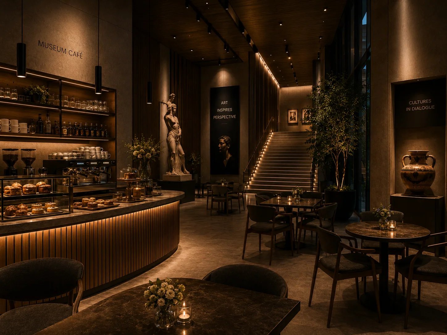 Museen mit Gastronomie - Kultur und digitales Bestellen